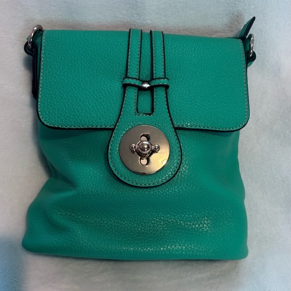 Elegant Turquoise Crossbody Bag - Picture 2 of 7